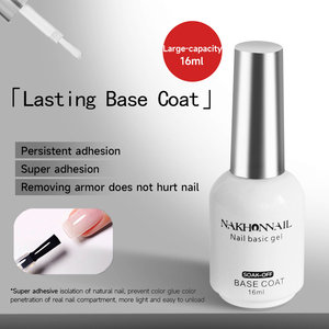 Nakhonnail 2025 mô hình UV Gel Sơn Móng Tay Bán buôn tỏa sáng cao không lau cơ sở áo khoác và áo khoác hàng đầu tùy chỉnh nhãn - Product Image 2