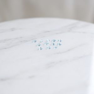 Lote de 12 Topazes Azules Cielo Naturales, Corte Marquesa, 3x6mm, Calibrados, Certificados por IGI, Valorados por Terceros, para Joyería - Product Image 2