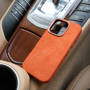 <span class=keywords><strong>Precio</strong></span> al por mayor de Alcantara y fundas de teléfono de cuero, Fundas protectoras para iPhone 16 Pro 15 14 13 12 Pro, otros modelos - Product Image 5