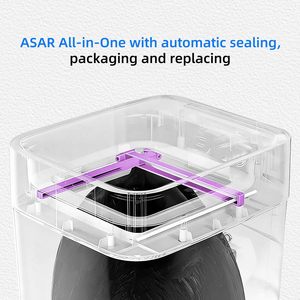 Cubo de basura inteligente de 17L con sellado automático y bolsa de basura intercambiable, sensor de movimiento, tapa eléctrica sin olor. - Product Image 4