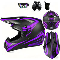 Casco de Motocross Integral para Motociclismo Todoterreno, con Gafas, Guantes y Máscara, para Hombres y Mujeres, en Oferta