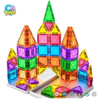 COOLER Mini Bloques Magnéticos de Construcción Metálicos, 54 Piezas, Caja de Hierro, Modelo SW1102, para Niños de 7-9 Años, Regalos de Navidad y Cumpleaños, para Viajes y Aprendizaje