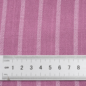 Tela de popelina de rayón y lino a rayas, 100 g/m², peso medio, transpirable, para ropa deportiva, camisas, vestidos y ropa infantil. - Product Image 5