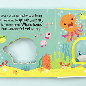 Impresión personalizada de cartón 3D para niños, fábrica de impresión de libros en inglés - Product Image 5