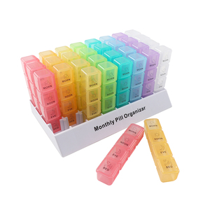 4*30 Custom Safari Suit Promotional Mini Pill Box Large Vitamin-filling Pill case