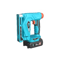 Pistolet à clous industriel 3-en-1 sans fil, agrafeuse électrique à batterie 21V DC pour meubles et acier