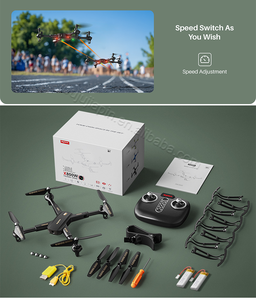 Dron SYMA X800W Plegable con Cámara FPV <span class=keywords><strong>1080P</strong></span>, Quadcopter RC con Modo de Retención de Altitud, Modo Sin Cabeza, Arranque con una Sola Tecla, Giros 3D, 2 Baterías - Product Image 4