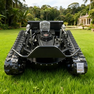 Robot de désherbage de <span class=keywords><strong>jardin</strong></span> à chenilles à 4 temps avec télécommande sans fil pour les fermes et les vergers - Product Image 3