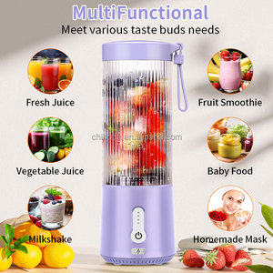 Çok Fonksiyonlu Taşınabilir <span class=keywords><strong>Blender</strong></span> Kablosuz USB Şarj Edilebilir Mini Meyve Sıkacağı Bardak Mikser Meyve Suyu, Shake, Smoothie ve Buz Kırma İçin - Product Image 4