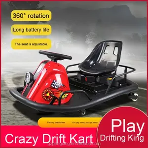 Go Karts Eléctricos Pengxing para Niños y Adultos, <span class=keywords><strong>Crazy</strong></span> Kart, <span class=keywords><strong>Drift</strong></span> <span class=keywords><strong>Cart</strong></span>, Entretenimiento Competitivo para Interiores y Exteriores, 3 Velocidades Ajustables - Product Image 4