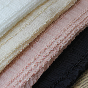 Nouvelle <span class=keywords><strong>Robe</strong></span> <span class=keywords><strong>de</strong></span> Fée Multicolore Moderne en Tissu Plissé et Volanté en Chiffon <span class=keywords><strong>de</strong></span> Polyester Brodé, Très Élastique et Résistant à l'Abrasion - Product Image 2