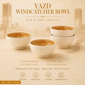 OEM ODM Personalizado, Vajilla <span class=keywords><strong>de</strong></span> Melamina <span class=keywords><strong>Atacama</strong></span>, Tazón para Sopa y Cereal, Tazón para Postre, para Fiestas, Cantina, Picnic, Frutas, Resistente a Caídas - Product Image 1