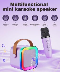 Mini Máquina de <span class=keywords><strong>Karaoke</strong></span> para Niños - Altavoz Portátil Inalámbrico de 5W con Alcance de 10m, Juguete Educativo para Niños de 5 a 15 Años, Unisex - Product Image 3