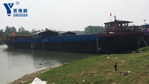 China Manufacturer Custom 100-1000 Ton Steel Deck Cargo <strong>Barge</strong> Ship for <strong>Sand</strong> and Cargo Transportation - Product Image 3