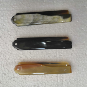 BROWN COLOR BUFFALO HORN <b>COMB</b> - Horn <b>Comb</b> Supplier <b>Hot</b> Sale Custom Logo with natural material of buffalo horn made in Vietnam - Product Image 5