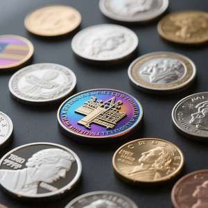 Pièces de défi personnalisées d'usine Aimant <span class=keywords><strong>rare</strong></span> Coinl Objets de collection pour Noël Anodisé Couleur Magic Coin Game Coin - Product Image 3