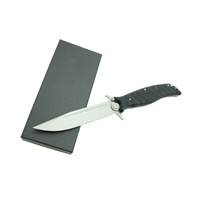 Couteau pliant de haute qualité avec lame en acier, manche texturé en G10, couteau de poche portable pour la chasse, le sauvetage et le transport quotidien