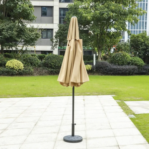 Sombrilla de exterior barata de fábrica de China al por mayor, sombrilla balinesa para restaurante, sombrilla de patio para mesa de jardín - Product Image 6