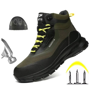 Anti Splash Water Safety <b>Shoes</b> <b>Men</b> Wear Resistant <b>Work</b> Boots Steel Toe <b>Shoes</b> Puncture-Proof Protective <b>Shoes</b> Security Boots - Product Image 1