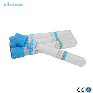 Disposable OEM Brand SANLI Medical <strong>Blood</strong> <strong>Collection</strong> 2ml Sodium Citrate <strong>Tube</strong> Blue Color Coagulation <strong>Tube</strong> 3.2% 3.8% - Product Image 2