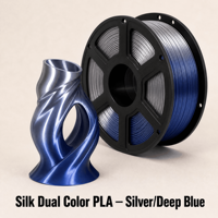 Fil PLA soyeux pour impression 3D, double couleur, 1,75 mm, pour impression effet soie
