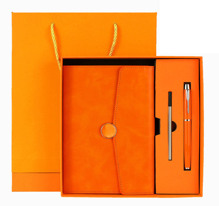 Orange Notebook+Pen