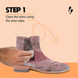 Spray Rénovateur pour Chaussures en Daim Marron Mistri avec 2 Lingettes Nettoyantes pour Chaussures – Restaure la Couleur des Daim et Nubuck Décolorés, Nettoie en Profondeur - Product Image 3