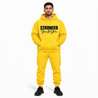 Nouveaux ensembles de survêtements oversize personnalisables avec logo pour hommes – Tenues décontractées d'hiver streetwear, sweats à capuche et pantalons de jogging pour hommes – Vente en gros