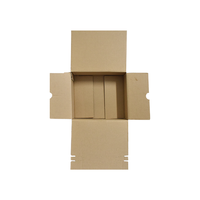 "Logo Personnalisé Ondulé Auto-scellant Postal Zipper Mailing Kraft Mailer Boîtes Adhésif Tear Strips Shipping Zipper Box"