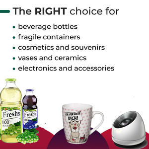 تغليف فقاعات شفافة قابلة للنفخ ومقاومة للصدمات ومقاومة للماء وقابلة لإعادة الاستخدام لفائف هشة - Product Image 2