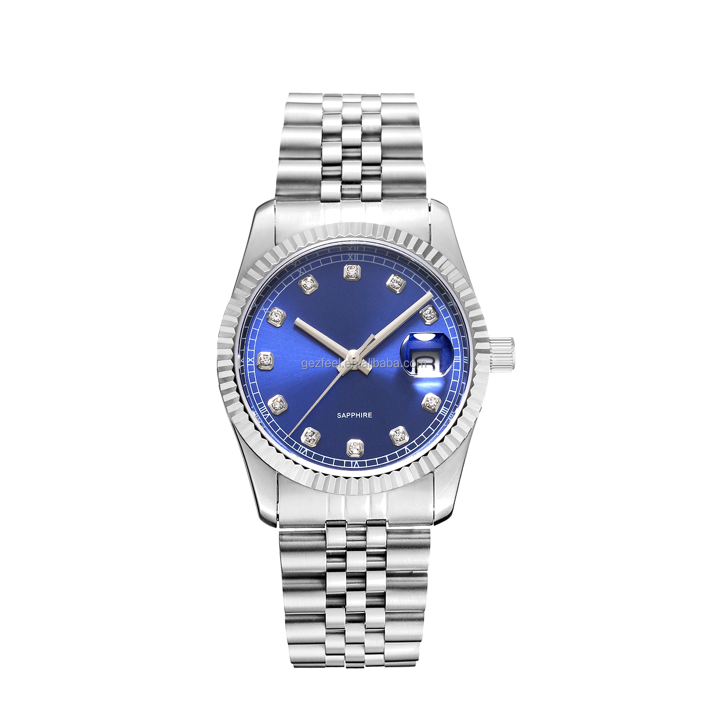 时尚镀金装饰礼品不锈钢防水手表 - buy couple watches,cheap
