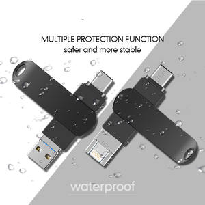 Jaster-clé USB 3 en 1, support à mémoire de 32 go 64 go 128 go 256 go, lecteur flash OTG, pour Smartphones HP Iphone <span class=keywords><strong>Lenova</strong></span>, capacité réelle - Product Image 3