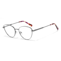 G7-18797 nouveau 2025 lunettes mode femmes Meta oeil de chat lunettes plates pour hommes femmes
