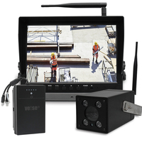 Système de surveillance de grue à Zoom sans fil 10.1 pouces 1080P avec fonction DVR