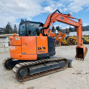 Excavadoras mini Hitachi ZX75US originales usadas en buen estado, Hitachi ZX55 ZX60 ZX70 ZX75 ZX120 en venta a bajo precio. - Product Image 1