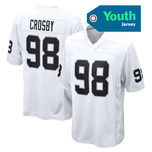 新シーズンユース卸売ラスベガスジャージー<span class=keywords><strong>2</strong></span> # Ashton Jeanty 98 # Crosby 89 # Bowers 34 # acksonVP限定ステッチジャージー - Product Image 6