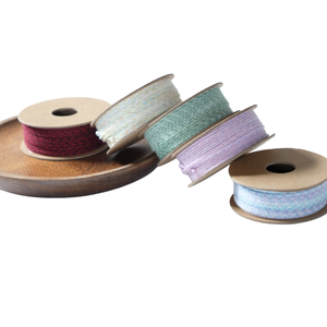 Cordon de bijouterie en polycoton fritté 37 couleurs, 1,5 mm, fil à perler, cordon accessoire à âme filée - Product Image 6