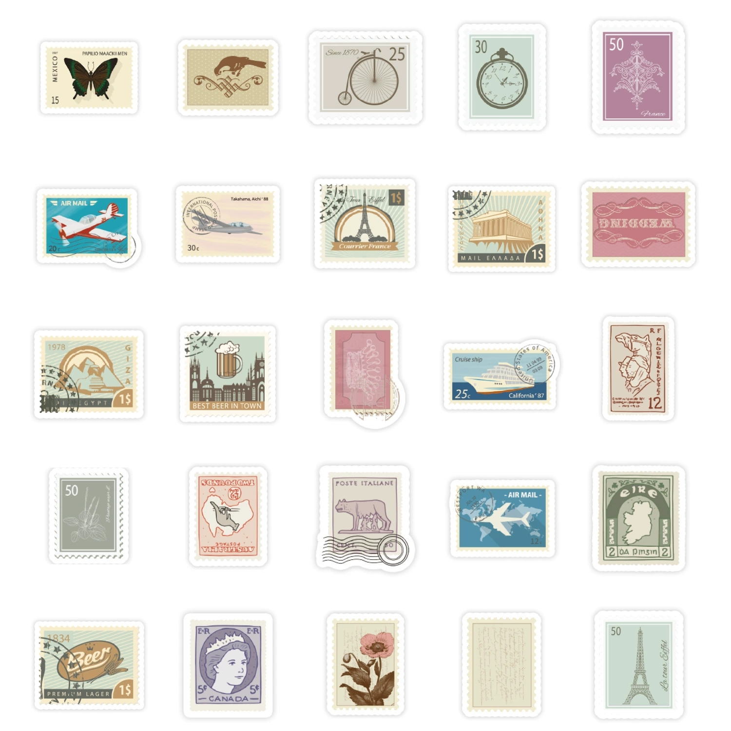 various color