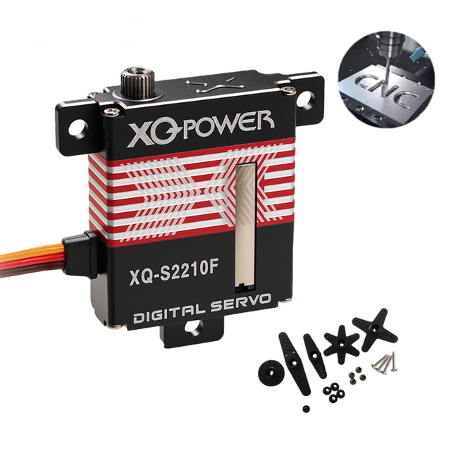 XQ-S2210F/2221F/2230F 11KG 22KG 30KG Micro Digital Servo Metal case RC Servo Splashproof Mini Servo Wing Servo for Drone