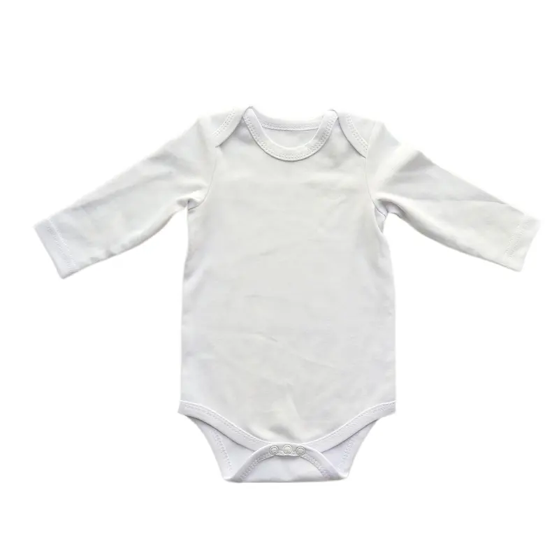 OEM Manufacturer Long Sleeve Infant Bodysuit Baby Girl Boy Romper 100% Cotton Toddler Jumpsuit Clothes Newborn Baby Body