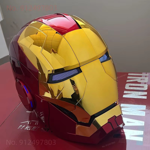 <span class=keywords><strong>Casco</strong></span> Eléctrico <span class=keywords><strong>Iron</strong></span> <span class=keywords><strong>Man</strong></span> MK 5 con Control por Voz - Máscara de Plástico con LED para Fiesta de Disfraces de Halloween - Product Image 4