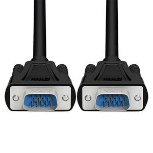 سعر الجملة Dtech 9 دبوس 10 متر <span class=keywords><strong>3</strong></span> + 6 أسود HD كابل تجهيز مرئي ذكر إلى كابل موصل ذكر VGA - Product Image 4