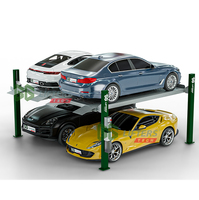 <strong>Best</strong> <strong>Selling</strong> Factory-Priced 4 Post Double Car Lift Premium Parking <strong>Equipment</strong> for <strong>Garages</strong>