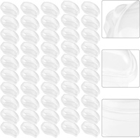 Boîte en plastique transparente en forme de mangue pour mousse au chocolat et desserts, en PET, avec couvercle, vente en gros