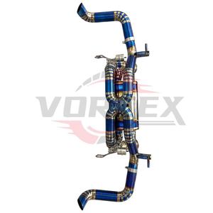 ท่อไอเสีย Vortex Ultralight Blue Titanium สำหรับ Audi R8 V10 5.2L ปี 2024-2025 ระบบ Valvetronic Catback พร้อมปลายท่อเพิ่มประสิทธิภาพ - Product Image 4