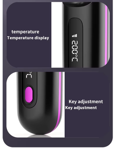 Cepillo Alisador de Cabello Cerámico Inalámbrico Portátil, Recargable por USB, Calentamiento Rápido, Iones Negativos de Seguridad, para Viajes, Hogar y Hotel - Product Image 6