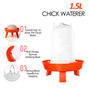 Comedero y Bebedero <span class=keywords><strong>de</strong></span> Plástico para Pollos <span class=keywords><strong>de</strong></span> Granja, Comederos y Bebederos para Aves <span class=keywords><strong>de</strong></span> Corral - Product Image 3