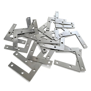 L-shaped Metal Corner Bracket 50x41mm 9mm Thick <b>Silver</b> Right Angle Connector For Picture Frames And Furniture Support - Product Image 2
