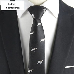Corbata de Hombre de 6 cm con Diseño Personalizado Disponible, Corbata de Animales de Lujo Italiana Bordada, Corbatas Delgadas <span class=keywords><strong>para</strong></span> Hombre Casual - Product Image 2