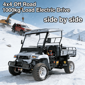<span class=keywords><strong>UTV</strong></span> Électrique 4x4 Polyvalent pour l'Agriculture, le Loisir, le Transport de Marchandises, le Travail, la Chasse et les Terrains Difficiles - Product Image 4